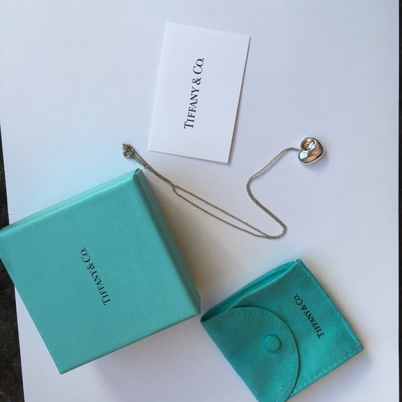 Tiffany Heart Necklace Vintage 16” Sterling Silver - Picture 7 of 7